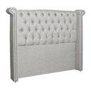 Ver imagem 2 de Conjunto Cabeceira e Calçadeira Sienna Linho Cores - DS Estofados - Solteiro - Bege