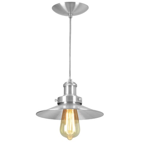 Pendente Industrial 22 Cm Retro Nordic Escovado