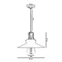 Ver imagem 3 de Pendente Industrial 22 Cm Retro Nordic Escovado