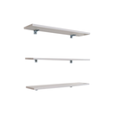 Ver imagem 3 de Kit Prateleira Decorativa Reta Simples MDF Branco 60x20cm 3 pçs - Smart Eco