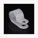 Ver imagem 1 de Abraçadeira Cinta Plastica Fixadora Ø6,5mm Natural Pct 50 Unds