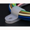 Ver imagem 2 de Abraçadeira Cinta Plastica Fixadora Ø6,5mm Natural Pct 50 Unds