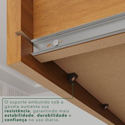 Guarda-roupa Casal 6 Portas 6 Gavetas com Pés 100% Mdf Órion Plus - 10