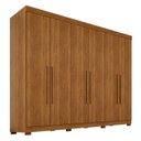 Ver imagem 2 de Guarda-roupa Casal 6 Portas 6 Gavetas com Pés 100% Mdf Órion Plus