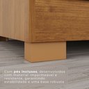 Ver imagem 6 de Guarda-Roupa Casal 6 Portas 6 Gavetas com Pés 100% MDF Órion Plus Marrom/Cinamomo