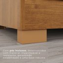 Ver imagem 6 de Guarda-Roupa Casal 6 Portas 6 Gavetas com Pés 100% MDF Órion Plus Marrom/Cinamomo