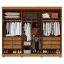 Ver imagem 4 de Guarda-roupa Casal 6 Portas 6 Gavetas com Pés 100% Mdf Órion Plus