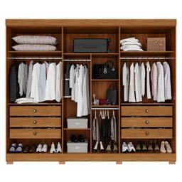 Guarda-roupa Casal 6 Portas 6 Gavetas com Pés 100% Mdf Órion Plus - 4