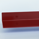 Ver imagem 3 de Prateleira Flutuante Vermelho Metal 30cm