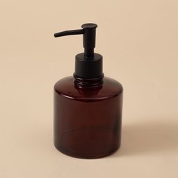 Porta Sabonete Liquido de Vidro Retrô Banheiro - Oikos - 1