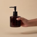 Ver imagem 3 de Porta Sabonete Liquido de Vidro Retrô Banheiro - Oikos