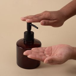 Porta Sabonete Liquido de Vidro Retrô Banheiro - Oikos - 2