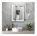 Ver imagem 4 de Espelho Jateado Iluminado com Led Frio e Touch 80x60cm Vertical