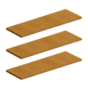 Ver imagem 1 de 3 Prateleiras Mdf 30x100cm para Sala sem Suporte 18mm