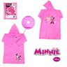 Capa de Chuva com Capuz Infantil em Plástico da Minnie Mouse Disney - 1