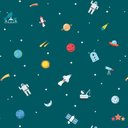 Ver imagem 2 de Papel de Parede Infantil - Planetas 5 Arte Destaque 3 Metros