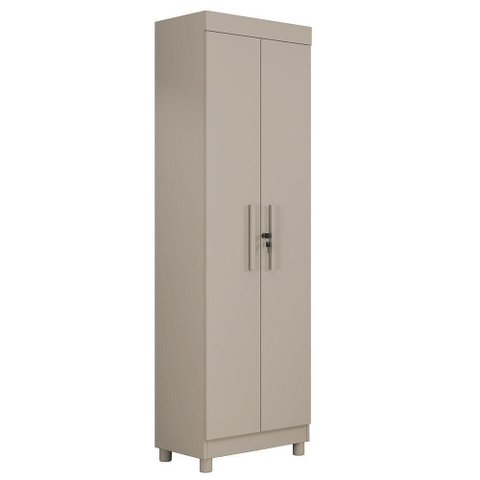 Sapateira Multiuso New Roma 2 Portas 6 Prateleiras 60,4cm Off White Benetil Móveis