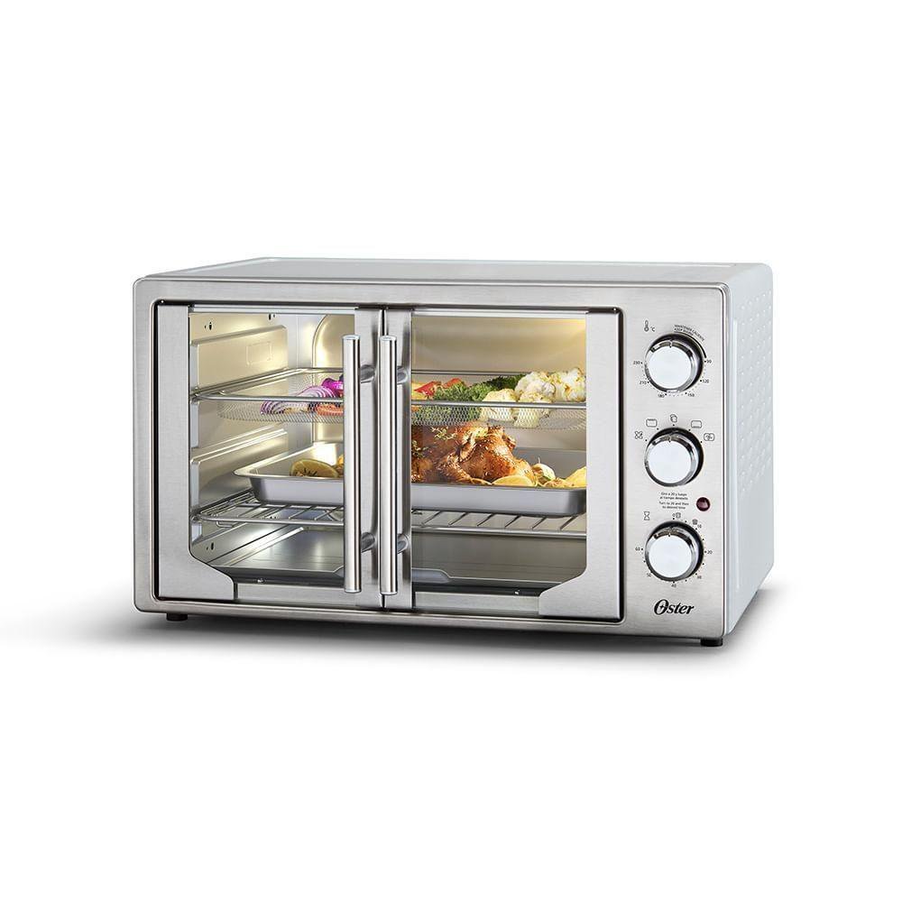 Forno E Fritadeira Sem óleo 2 em 1 Oster 42L French Door 127V - 1