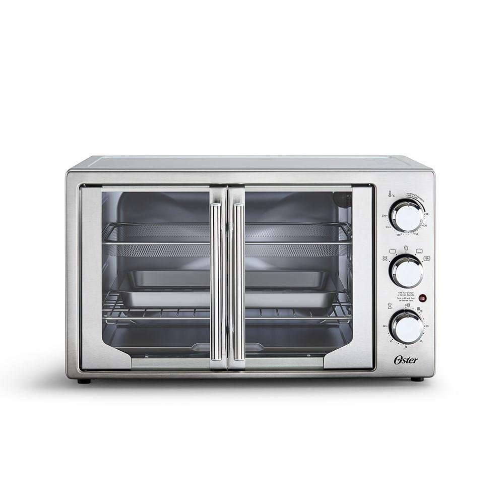 Forno E Fritadeira Sem óleo 2 em 1 Oster 42L French Door 127V - 13