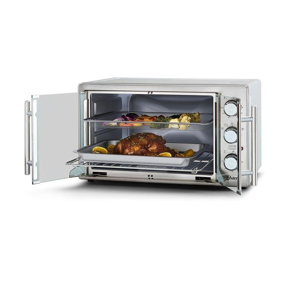 Forno E Fritadeira Sem óleo 2 em 1 Oster 42L French Door 127V - 5