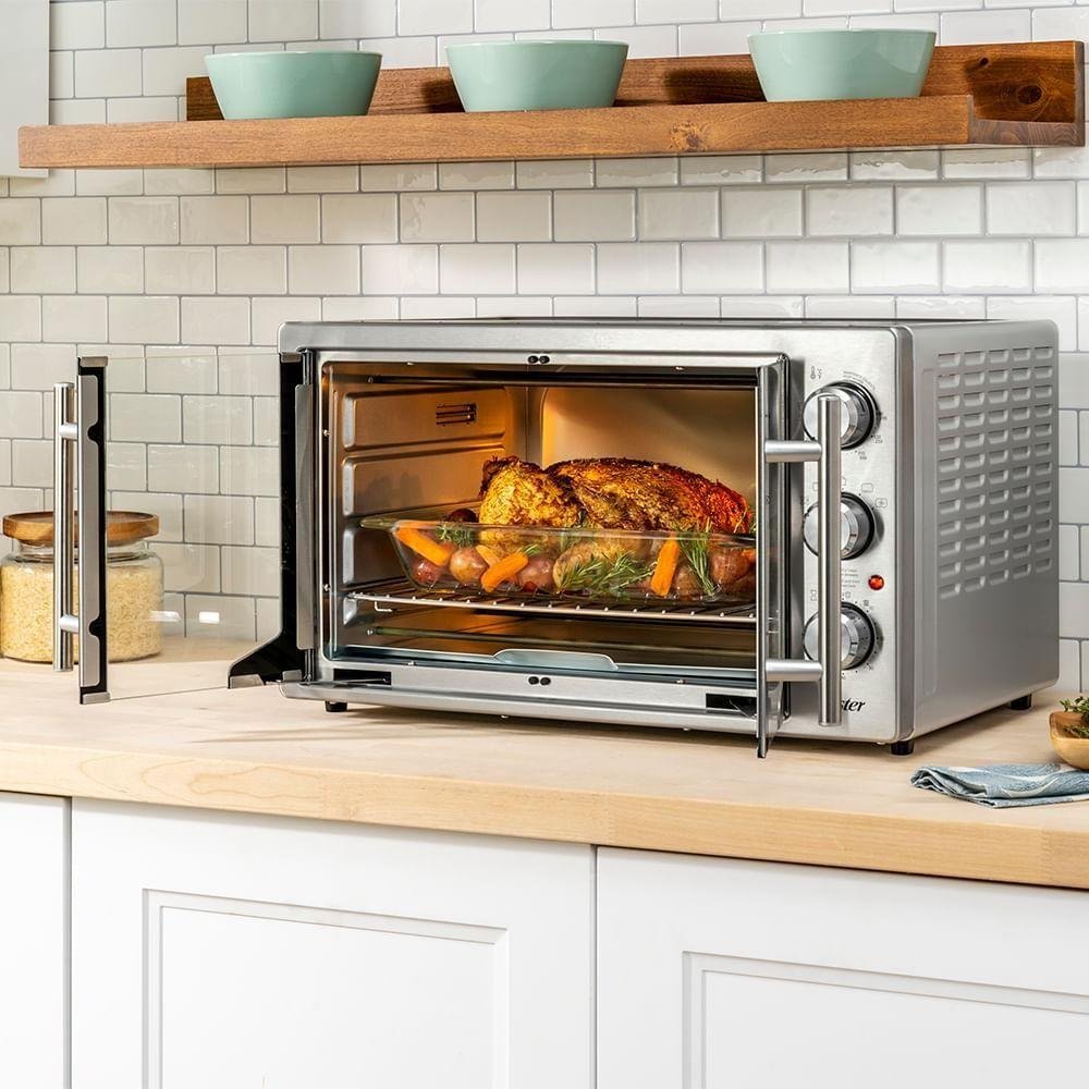 Forno E Fritadeira Sem óleo 2 em 1 Oster 42L French Door 127V - 7