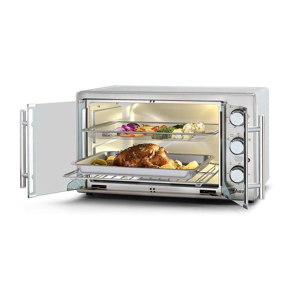 Forno E Fritadeira Sem óleo 2 em 1 Oster 42L French Door 127V - 20