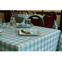 Ver imagem 6 de Toalha de Mesa Picnic 10 Lugares Algodão 1,40 x 3,00 m Azul Turquesa Santa Sofia