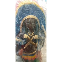 Imagem Cabocla Jurema Caçadora Escultura Gesso Estatua 25 Cm - 3