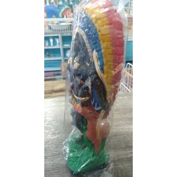 Imagem Cabocla Jurema Caçadora Escultura Gesso Estatua 25 Cm - 4