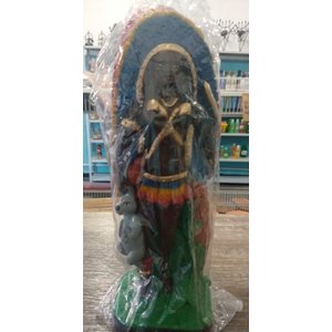 Imagem Cabocla Jurema Caçadora Escultura Gesso Estatua 25 Cm