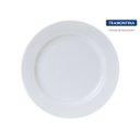 Ver imagem 2 de Jogo de 6 Pratos Rasos Porcelana Tramontina Modelo Convencional com Aba 28cm 96900/005