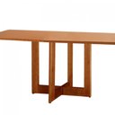 Ver mais imagens de Mesa para Sala de Jantar Patros 120cm Madeira Tampo Barril Laminado Moderna Mobilia