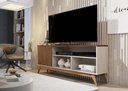 Ver imagem 2 de Rack para Sala Malbec Wood 1.36 Tv Ate 55 Polegadas:off White Freijo