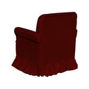 Ver imagem 4 de Poltrona Amamentação Laura Suede Bordo - Lm Decor