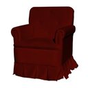 Ver imagem 2 de Poltrona Amamentação Laura Suede Bordo - Lm Decor