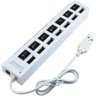 Hub Usb 2.0-7 Portas Chaveado - 480 Mps - Branco - 1