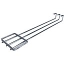 Ver imagem 2 de Porta Panos de Prato Triplo Aramado Aço Cromado Suporte Toalha de Louça Fixação Lateral Piva