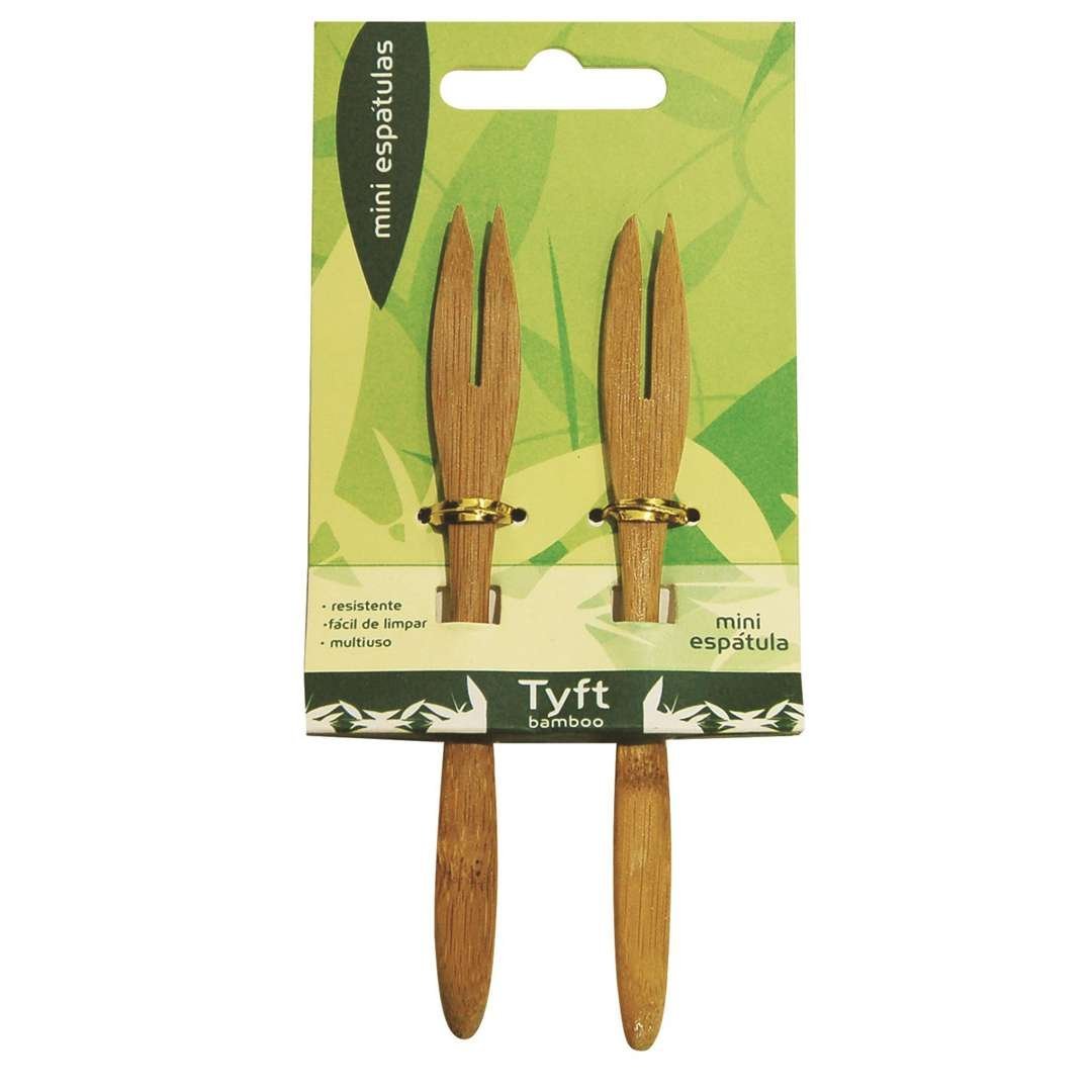 Kit Garfo Para Frutas 14X1,2 Cm Bambu Tyft Yoi Cozinha Louça Mutliuso ...
