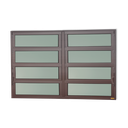 Ver imagem 1 de Basculante Alumínio 2 Seções 80 x 120 Elite V.Boreal Marrom Corten Brimak