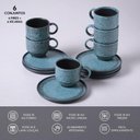 Ver imagem 4 de Jogo com 6 Xícaras de Chá com Píres Porto Brasil Linhas Night Sky 230ml