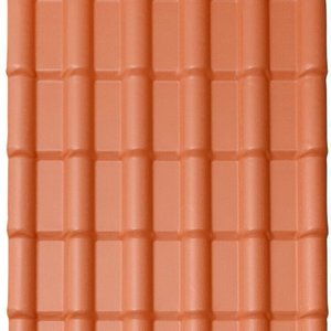 Kit com 10 Telhas Pvc Colonial 2,42m X 0,88m X 1,7mm 6 Ondas Lux Telhas