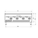Ver imagem 5 de Chapa de Fritura a Gás Modelo Exportação 91,5cm 36"