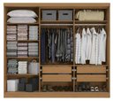 Ver imagem 4 de Guarda Roupa Casal 245cm 5 Portas 4 Gavetas N564 Kappesberg