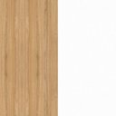 Ver mais imagens de Mesa Escrivaninha Escritório com 150cm Industrial Tampo Chanfrado e Pés Metálicos Executive Macadâmia E Branco