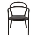 Ver imagem 7 de Cadeira Tramontina Sissi em Polipropileno e Fibra de Vidro com Braços Marrom 92045109