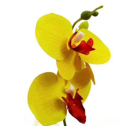 Orquidea Artificial Média:Amarela