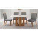 Ver imagem 1 de Conjunto Jantar 4 Cadeiras 1,20x80 Izabelle - Arbo Design