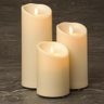 3 Luminária Vela Led 12,5cm Efeito Chama Quente Decor Taschibra - 3
