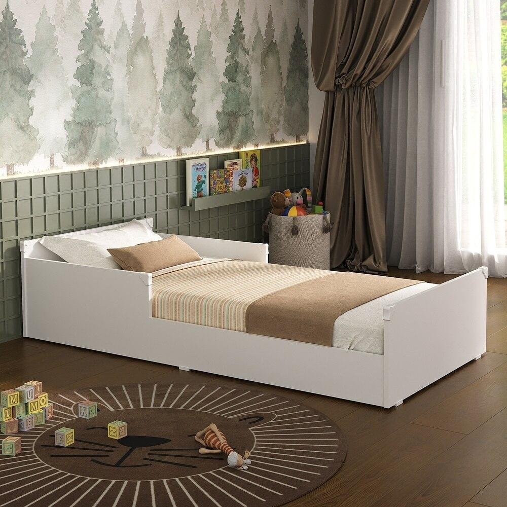 Cama Infantil para colchão 70 x 150cm MP4111 Nina Multimóveis Branca