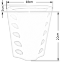 Ver imagem 2 de Arandela Ceramica Artesanal Retro Amanda Cor Branca